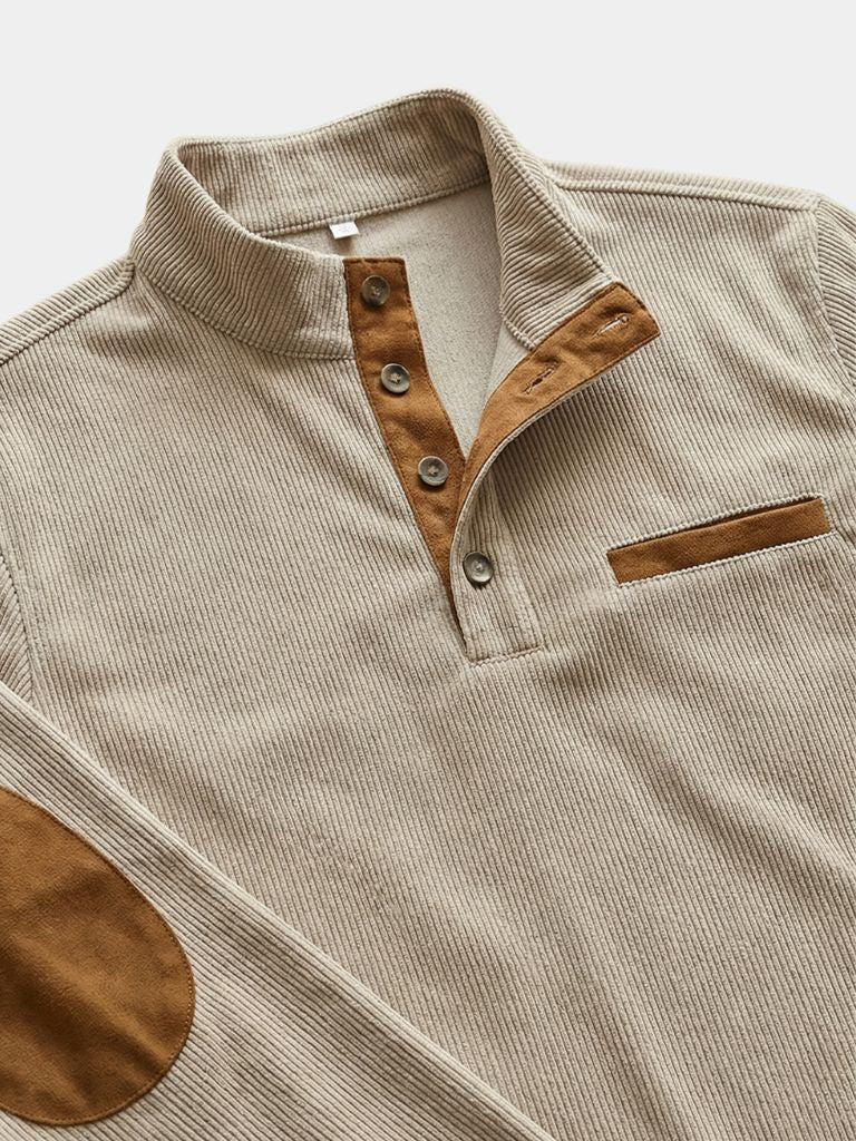RENVO Monaco Henley Pullover