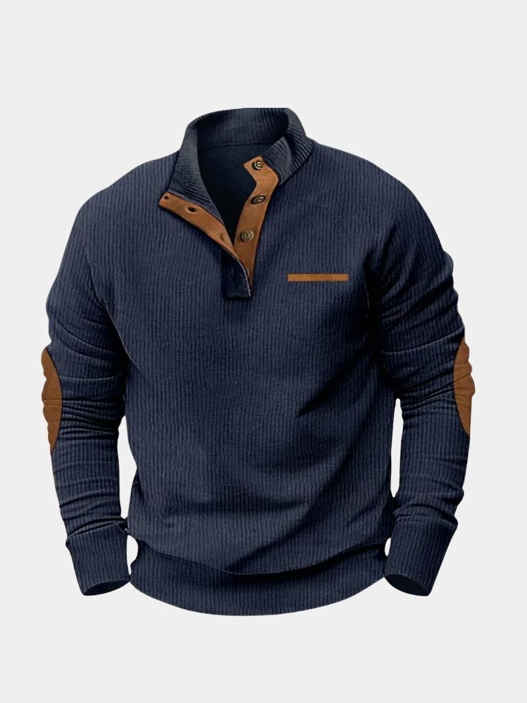 RENVO Monaco Henley Pullover