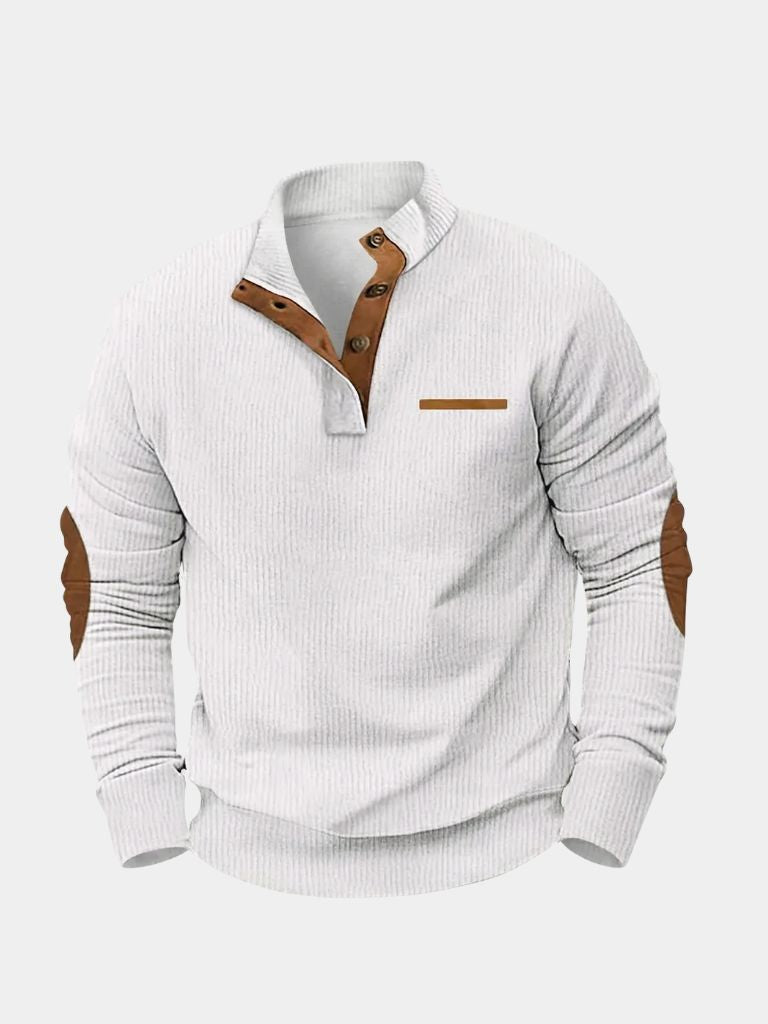 RENVO Monaco Henley Pullover
