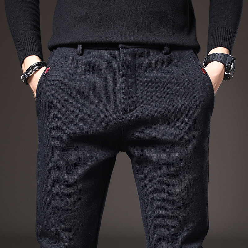 RENVO Slim Tapered Trousers