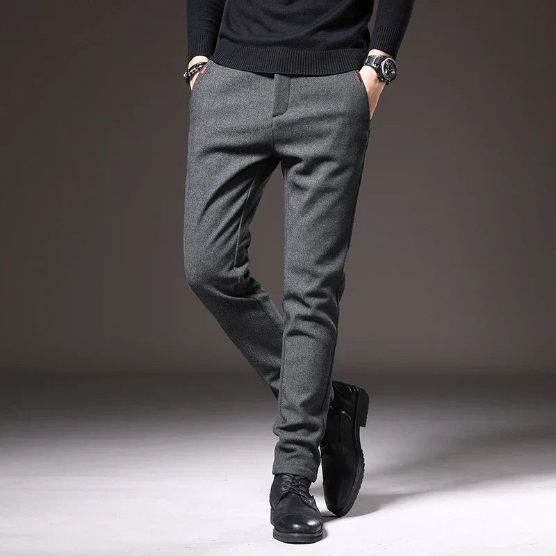 RENVO Slim Tapered Trousers