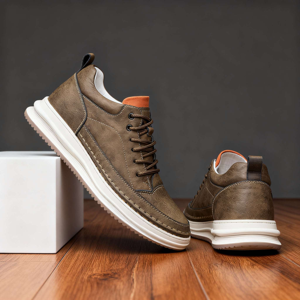 RENVO Oakfield Leather Sneakers