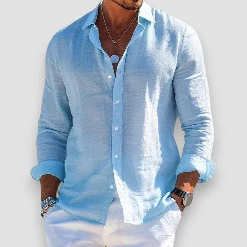 RENVO Lightweight Linen Shirt