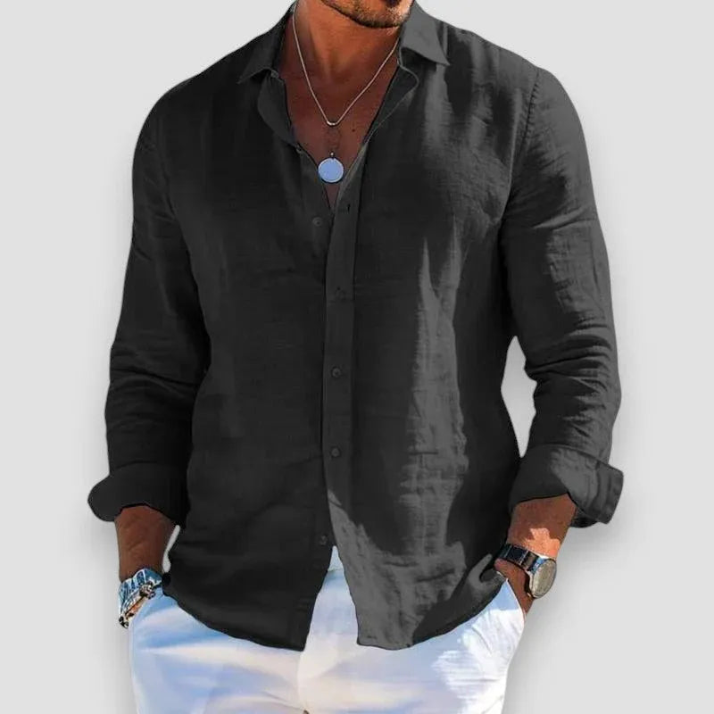 RENVO Lightweight Linen Shirt