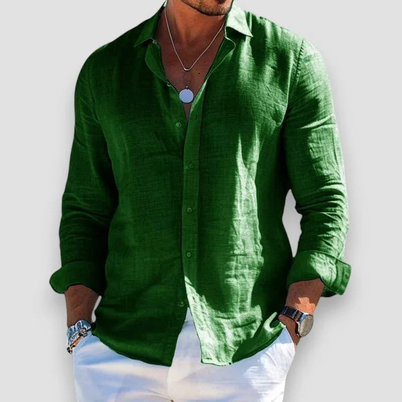 RENVO Lightweight Linen Shirt