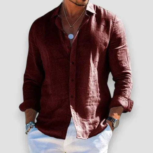 RENVO Lightweight Linen Shirt